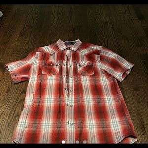 mens western button down shirt